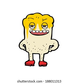 cartoon happy tooth
