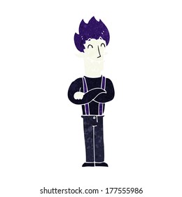 Cartoon-Happy-Vampir-Mann