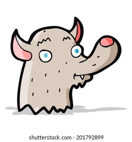 Cartoon-Gabelwolf