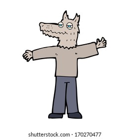 Cartoon-Happy-Wolf
