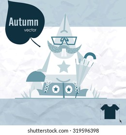 Cartoon  Hare, Hipster Style
