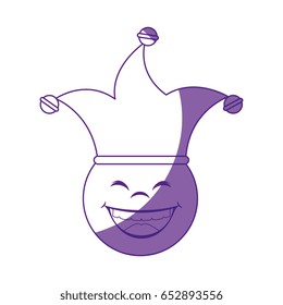 cartoon harlequin icon