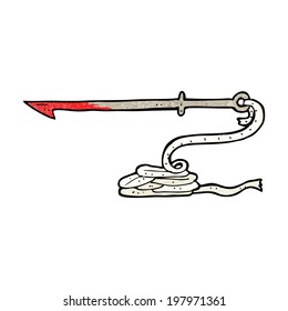 Cartoon-Harpune