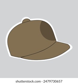 Cartoon hats. Female and male headwear, derby and cowboy, straw hat, cap, panama and cylinder. Summer women vintage fashion hats vector. Illustration female and male accessory ca or hat