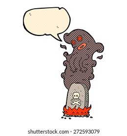 caricatura perseguida con una burbuja de discursos