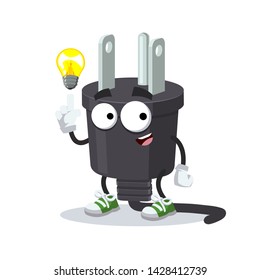 Cartoon Have Idea Power Plug Type Stock Vector (Royalty Free ...