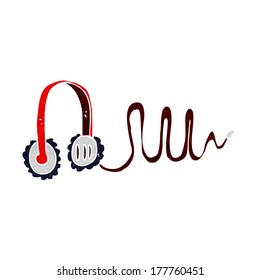 auriculares de dibujos animados