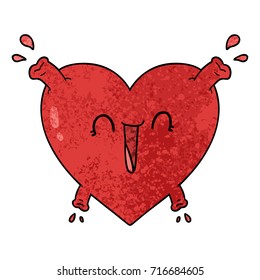 cartoon healthy heart