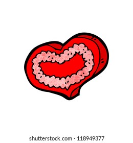 corazón de dibujos animados