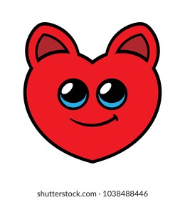Cartoon Heart Character