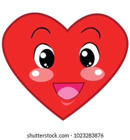 The cartoon heart has many expressions.Let your friends enjoy  the Valentine's Day.