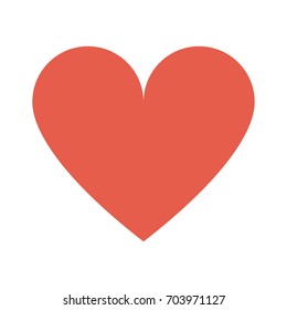 cartoon heart icon image 
