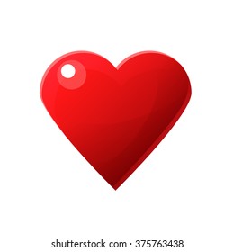Cartoon Heart Vector Illustration