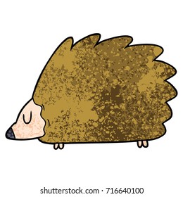 ouriço de desenho animado