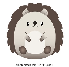 cartoon Hedgehog cute in vector