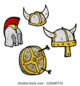 cartoon helmets