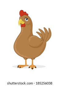 Cartoon Hen