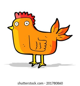 cartoon hen