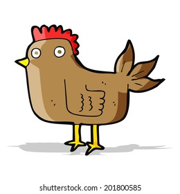Cartoon-Henne