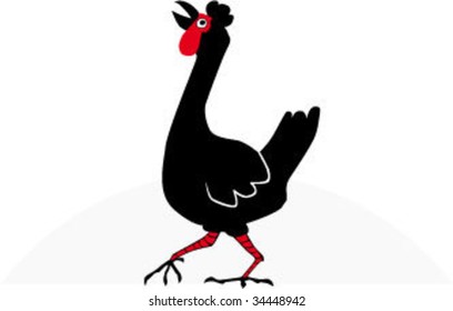 Cartoon hen