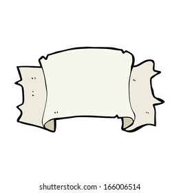 cartoon heraldry scroll banner