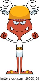 A cartoon Hermes ant looking angry.