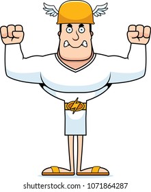 A cartoon Hermes looking angry.