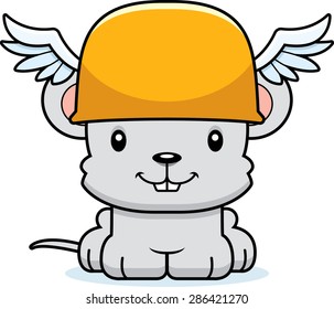 A cartoon Hermes mouse smiling.