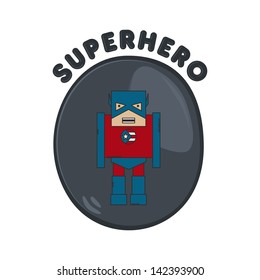 Cartoon Hero America Guy Stock Vector (Royalty Free) 142393900 ...