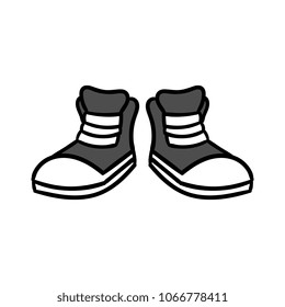 Cartoon High Top Boots