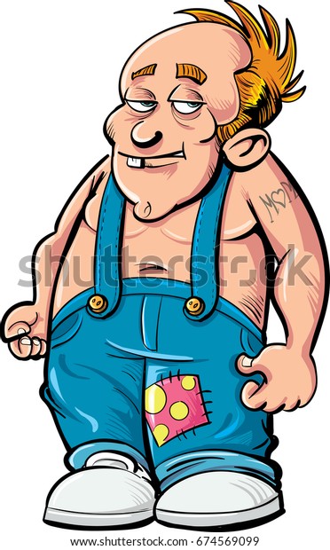 Cartoon Hillbilly Stock Vector (Royalty Free) 674569099