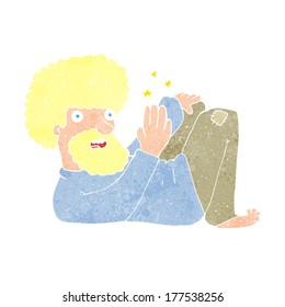 Cartoon-Hippie-Mann