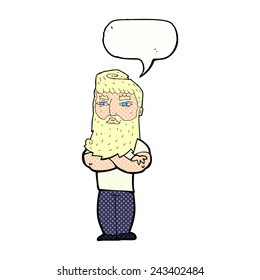 cartoon hipster man
