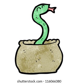 cartoon hissing snake