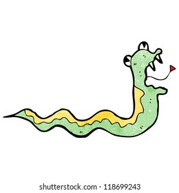 serpiente silvestre de dibujos animados