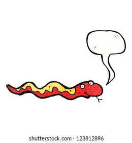 cartoon hissing snake