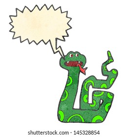 cartoon hissing snake