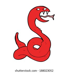 serpiente silvestre de dibujos animados