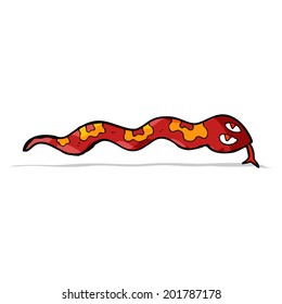 cartoon hissing snake