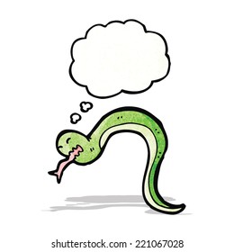 cartoon hissing snake