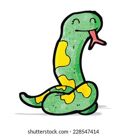 cartoon hissing snake