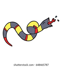 cartoon hissing snake
