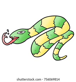 cartoon hissing snake