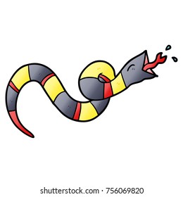 cartoon hissing snake