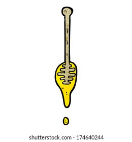 cartoon honey dipper
