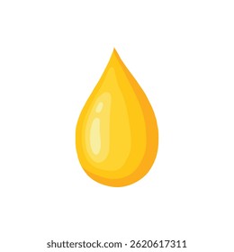 Cartoon honey dripping icon. Sticky sweet dripping spots, flowing sugar syrup, melting honey splatters flat vector illustration icon. Sweet honey drops on white background