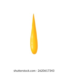 Cartoon honey dripping icon. Sticky sweet dripping spots, flowing sugar syrup, melting honey splatters flat vector illustration icon. Sweet honey drops on white background