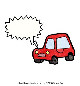 Cartoon Honking Car