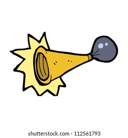 cartoon honking horn