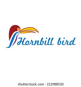 cartoon hornbill bird